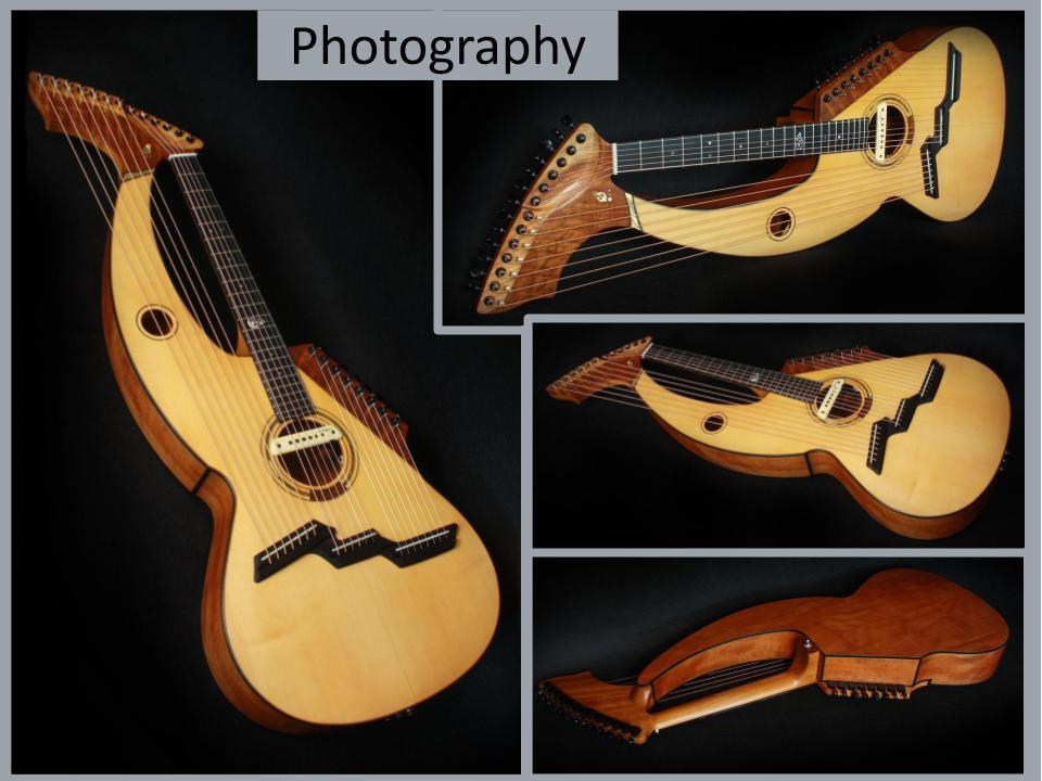Finished Guitar Photography