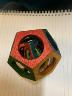 Photo of a dodecahedron toy
