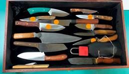 More knives made by the presenter