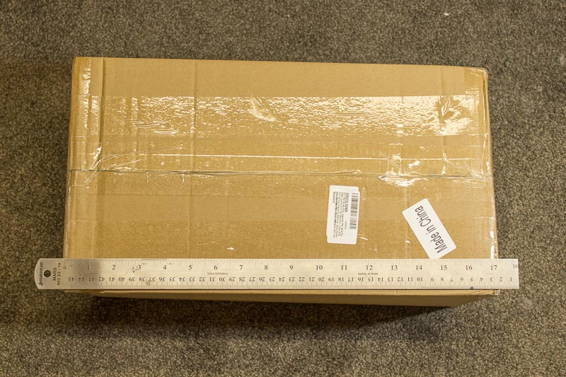 Photo of the packaging that Roger received containing the CNC
