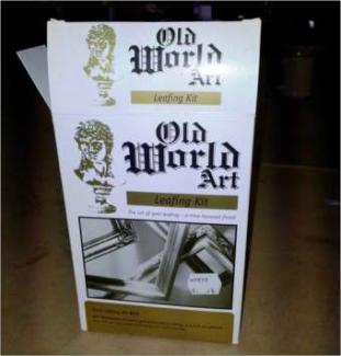 Photo of the Old World Art gilding kit