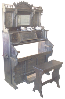 Photo of the case and stool after restoration