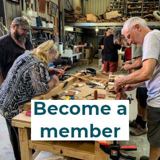 Advertisement inviting you to become a member of the Fine Wood Association of WA (INC)
