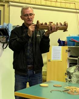 Peter Pauls with his Watch Box