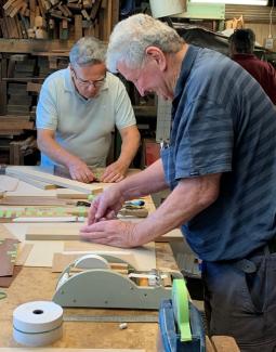 Participants of veneering workshop.