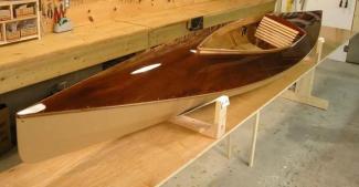 Picture of timber kayak